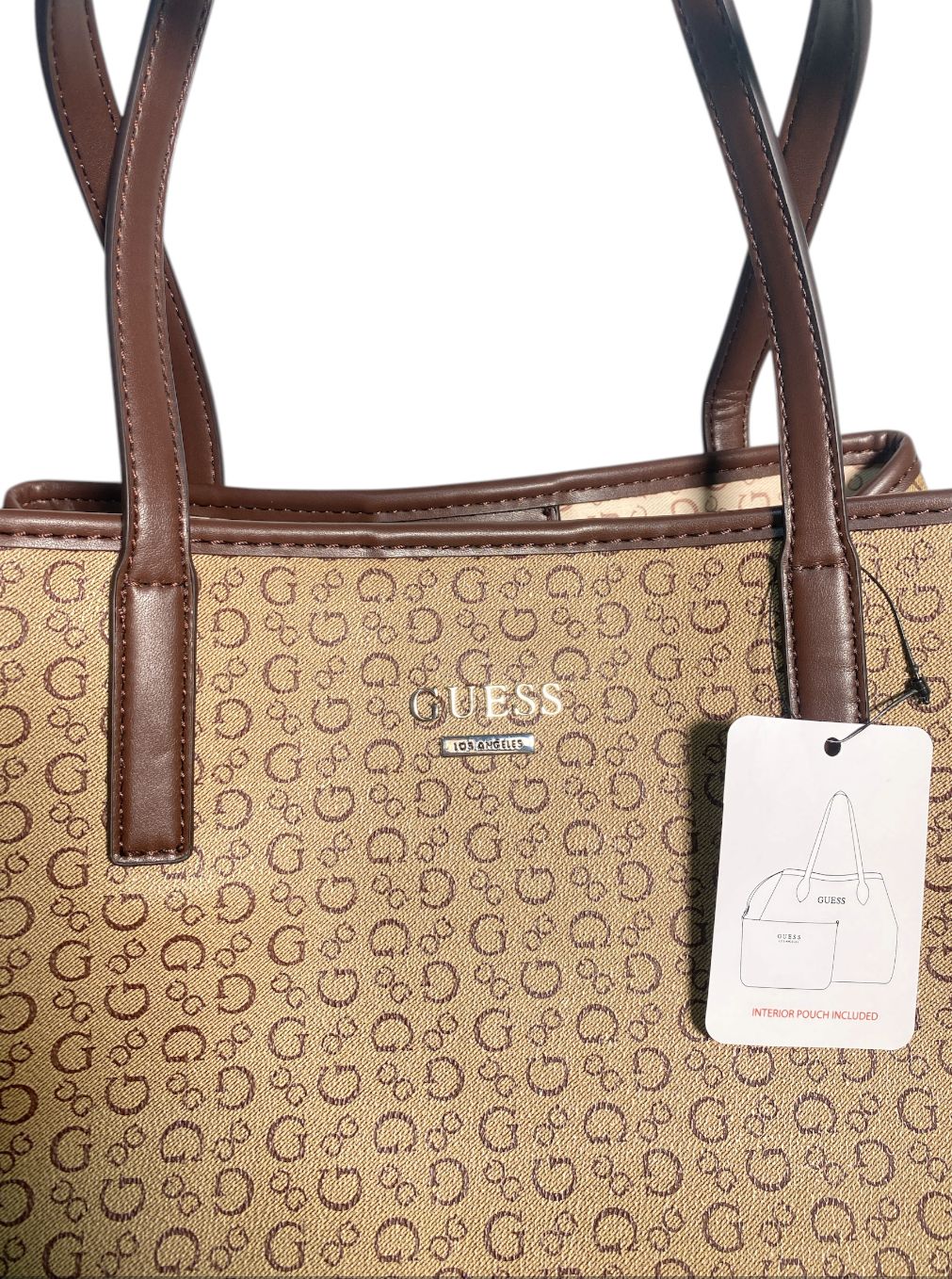 Set Guess 2 en 1: Bolso Tote + Muñequera Chocolate