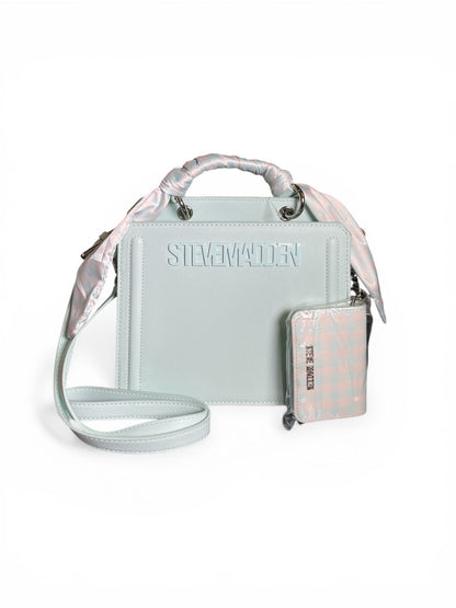 Bolso Steve Madden con Pañuelo y Monedero – Edición Viral Pastel