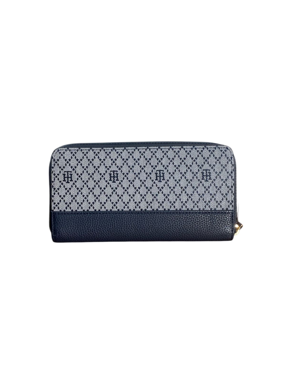 Cartera Tommy Hilfiger Azul Monogram